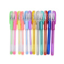 12x Rollerball Scented Gel Pen Glitter Neon Assorted Colours Drawing Craft ArLJ