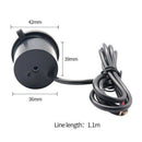 12-24V Motorcycle Handlebar 5V 2.1A Usb Charger Adapter With Switch+Harness
