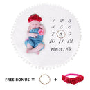 Flannel Infant Photography Photo Props Baby Photography Blanket Background