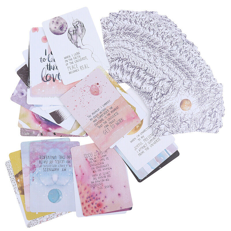 Universe Oracle Cards Deck Mysterious Tarot Cards Divination Fate Board Game Ew