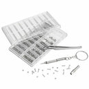 1000 Pcs Glasses Screws Nut Assortment + 1 Pc Screwdriver + 1 Pc Tweezers,  X3H9
