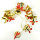 10x Metal Golden Small Bell Trumpet Bells For Christmas Decor Tree S5Z2 Fav H4S5
