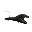 Motorcycle Black Front  Eagle Head With Red LED Eyes