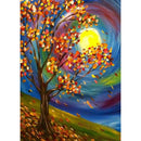 5D DIY Full Drill Diamond Painting Tree Aureole Cross Stitch Embroidery Kit