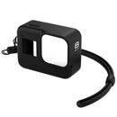 Silicone Case Protective Cover Shell for Gopro Hero 8 Black Camera (Black)