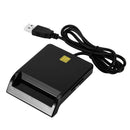 608 Smart Card Reader for Bank Card IC ID SIM TF Card Reader for Win 10 8 7 A
