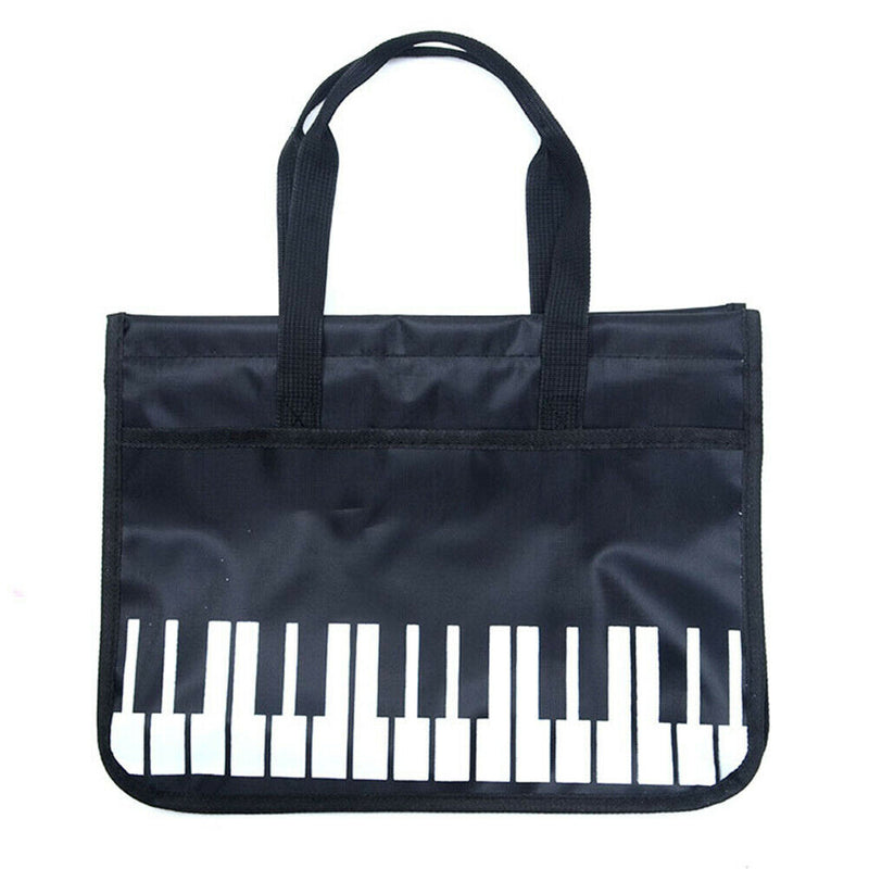 Piano Keys Wear Resistant Shoulder Bag Oxford Cloth Music Capacity Student