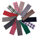 13pcs Mixed Linen Cotton Fabric Plaid Material Bundle Scraps For Quilting