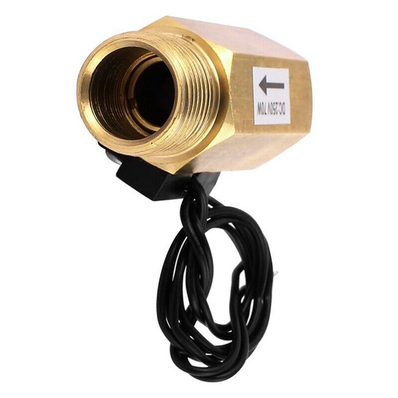 G1/2 Inch Thread Liquid Water Flow Switch Flowmeter Fluidmeter 1.2-12L/Min  K9Z2