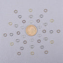 About 800 Pcs Iron Split Rings Double Loop Jump Ring Diameter 7mm Wire 21-G