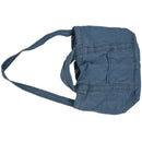 Denim Slouch Bag Casual Jean Fabric Handbag Leisure Korean Style Fashion Ja X1Y5
