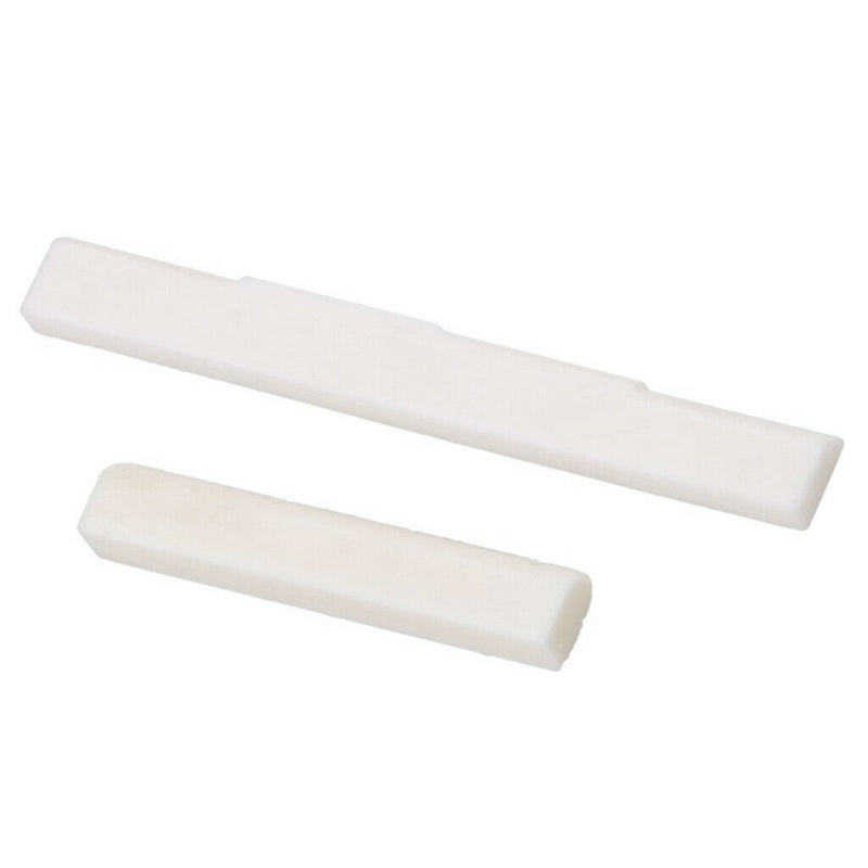1 Set of Acoustic Ukulele Nut and Saddle Set Bone U7Z5