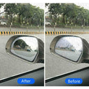 2X Car Rearview Mirror Glass Film Waterproof Anti-Fog Window Membrane P9Z1