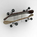Acrylic Skateboard Racks - 2 Tiers- Wall Mounted (Clear)