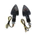 2 Motorcycle Motorbike Arrow Amber Light Indicator 12V