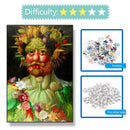 1000pcs DIY Flower Fruit People Puzzle Educational Learning Assembling Toys