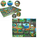 Dinosaur Traffic Road Baby Play Mat Kids Climb Floor Game Pad (130 X 100cm) A