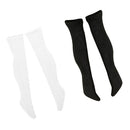2 Pairs of 1/6 Long Socks Stockings for 12inch Phicen Kumik CY CG Female