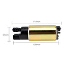 120L/H High Performance Car Electric Gasoline Fuel Pump & Strainer Install