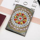 DIY Special Shaped Diamond Painting PU Leather Passport Protection Cover