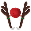 Car Reindeer Antlers & Nose - Window Roof-Top & Grille Rudolph Reindeer Jin E9P2