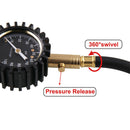 No-Leak Car Motorcycle Truck Tire Pressure Gauge Deflator Bleeder Valve Tool