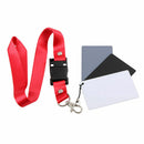 3 in 1 Pocket-Size Compact Digital White Black Grey Card. Gray 18% Balance