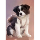 5D DIY Full Drill Diamond Painting Dog Cross Stitch Mosaic Kit Home Decor