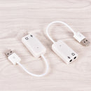 USB Sound Adapter to 3.5mm Mini Jack Audio&Microphone Mic for Skype PC Laptop.AU