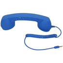 3.5mm Retro Radiation-Proof Telephone Handset Cell Phone Receiver (Blue)