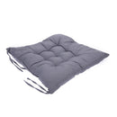 Soft Cotton Seat Cushion Winter Home Office Bar Chair Cushion(Grey)