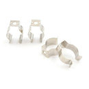 4Pcs Holder T5 Fluorescent Tube Lamp Bracket Clips Socket Lampholder SilveS Hn