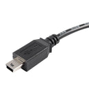 1.5m Mini USB B 5pin Male To Female Extension Cable Cord Adapter Black
