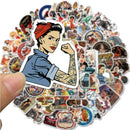 100X Hot Anime Girls Stickers Laptop Phone Luggage Skateboard Graffiti Decals