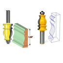 1/2" Shank Fish-shaped Router Bit Carving Mold Mill Cutter Woodwork Tool  adgdfa