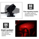 Car LED Atmosphere Ambient Star Light USB RGB Music Interior Decor Light w/ RC