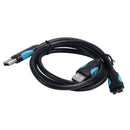 Dual USB 3.0 A Male to Micro B Y Power Data Cable Mobile Hard Disk HDD Cord