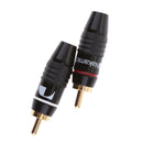 2x RCA Plug Audio Cable Male Connector