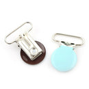10x Mixed Color Infant Baby Metal Clips Pacifier Holders Alloy Suspender Hook  Z
