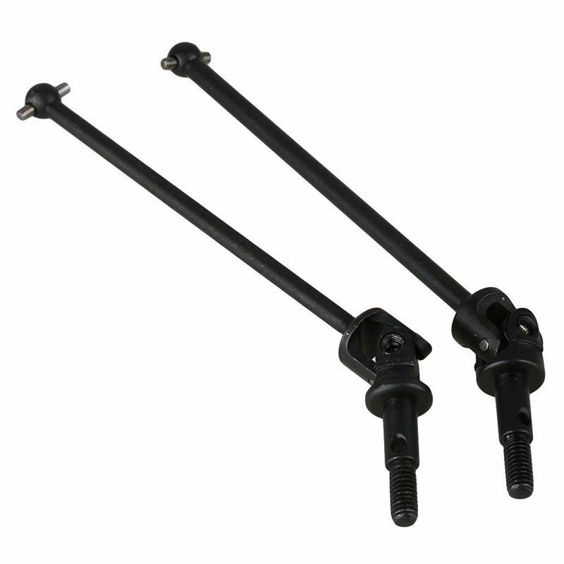2PCS Black Iron 106015 Upgrade Universal Drive Shaft for HSP 94105 94106 94 D3E8