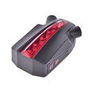 Rear Bike Bicycle Tail Light Beam Safety Warning Red La&+