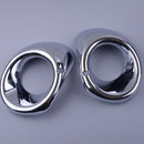 Front Fog Lamp Cover Trim Fit for Mitsubishi Outlander 2013 2014 Chrome