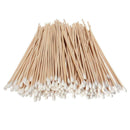 200pc 6" Long Wood Handle Cotton Swab Buds Applicators Lab Cleaning Tool Kit