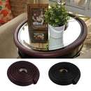 Baby Child Safety Foam Bumper Guards Table Corner Protector Black Coffee x2
