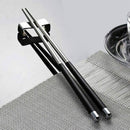 5 Pairs Chopsticks Set Kitchen 304 Stainless Steel Reusable Travel Chop sti
