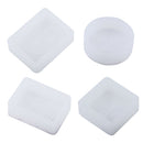 4 Pieces Jewelry Making Silicone Mold Moulds, Geometric Pendant Mold with Water
