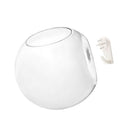 2pcs Half Ball Wall Hanging Flowerpot Glass Hydroponic Pot Plant Container Home