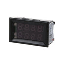 Voltmeter Ammeter Digital Multimeter Voltmeter Panel Meter LED Blue + Red L9Y1