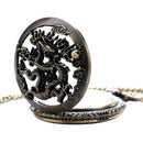 Large bronze embossed hollow classic Chinese dragon Xiangyun cloud pocket w D1B4