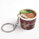 1PCS Cute Simulation Instant Noodles Pendant KeyChain Keyring New.. Pendant M5Z5